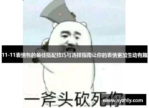 11-11表情包的最佳搭配技巧与选择指南让你的表情更加生动有趣